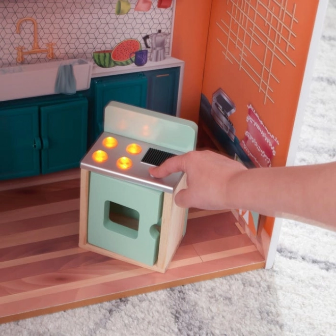 Dřevěný domeček pro panenky KidKraft Marlow