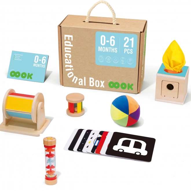 Vzdělávací box TOOKY TOY XXL Montessori 6v1
