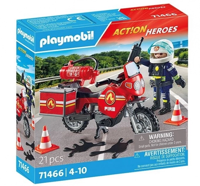 Action Heroes 71466 Action Heroes 71466 Hasičský motocykl na místě nehody