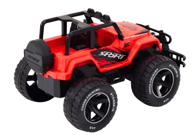Závodní auto na dálkové ovládání 1:18 červené