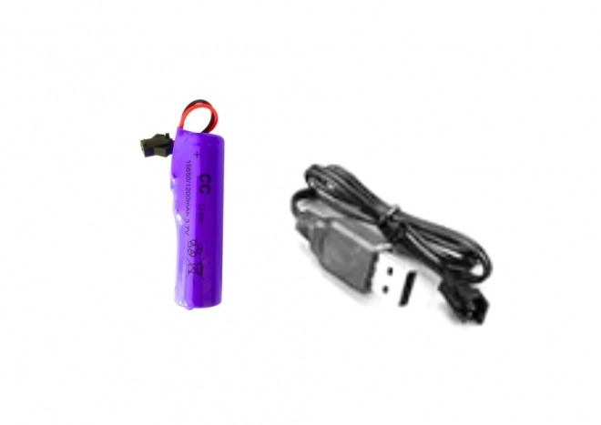 Elektrická automatická vodní pistole červená