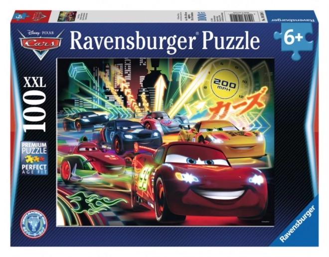 RAVENSBURGER Puzzle Auta: Neonová světla XXL 100 dílků