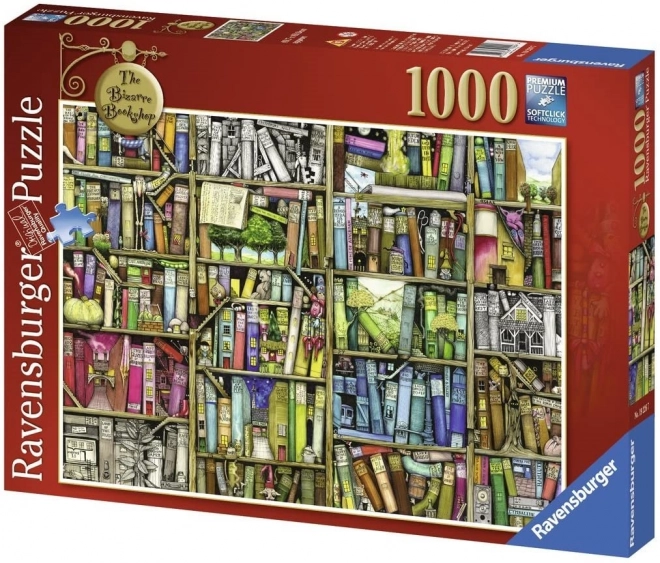 Ravensburger puzzle bizarní knihovna 1000 dílků