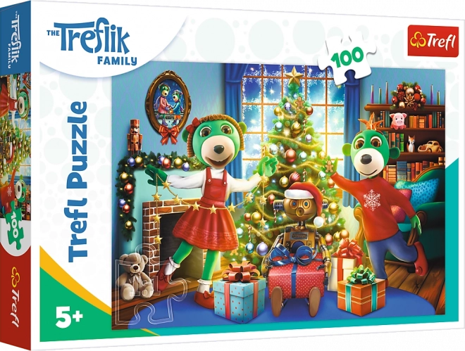 Puzzle s Treflíky v zimě