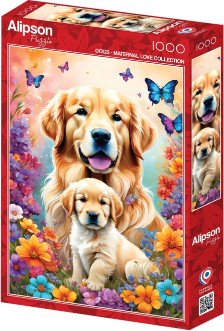 Puzzle mateřská láska: psi 1000 dílků