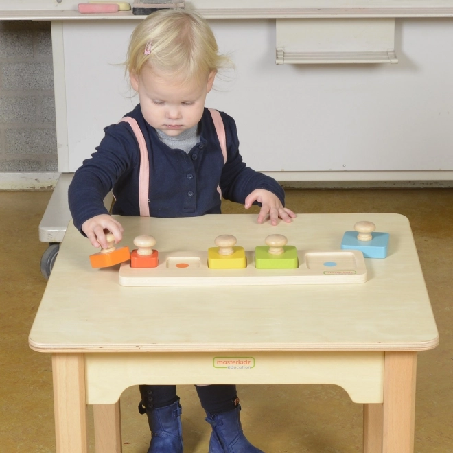 Masterkidz montessori skládačka učení velikostí a barev