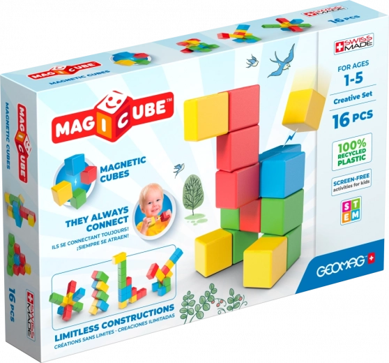 Magnety ze všech stran pro stabilní 3D stavby