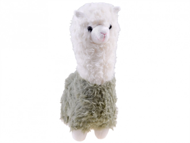 Alpaka plyšový maskot lama 28cm ZA4402 – Zelená