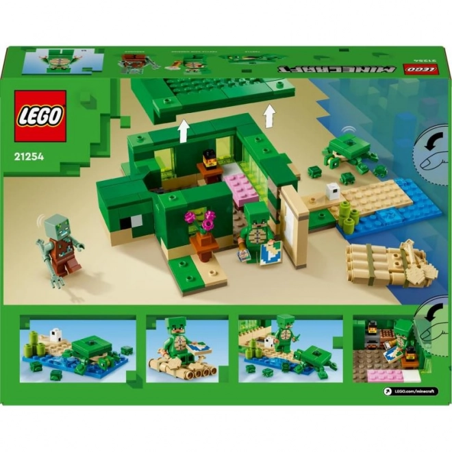 Minecraft Turtle Domek na pláži