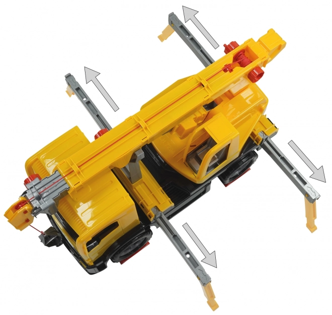 Dětský autojeřáb s plně mechanickými funkcemi