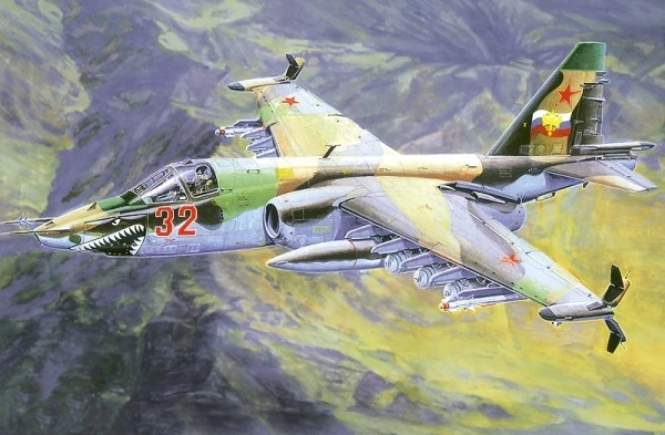Model letadla Suchoj Su-25K