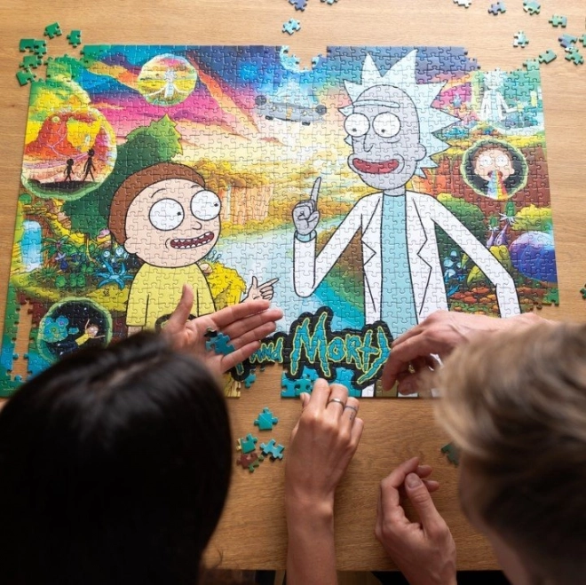 Trefl Puzzle 1000 dílků Rick a Morty
