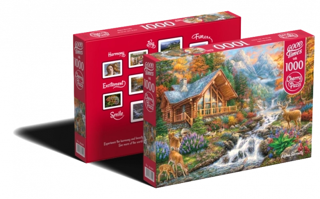 Puzzle klid vysoko v horách 1000 dílků