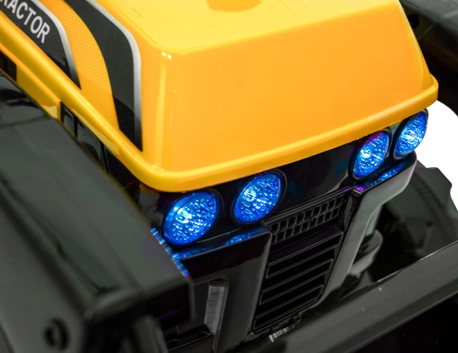 Otroški električni traktor z radlico – Žlutý
