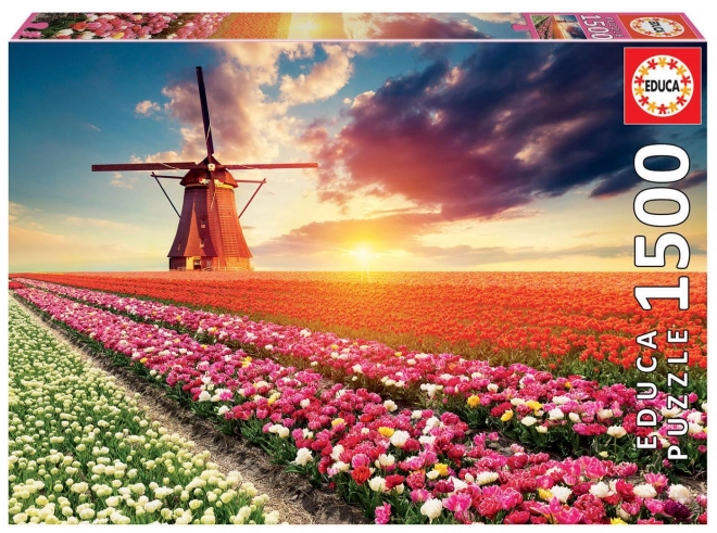 Puzzle Země tulipánů 1500 dílků od EDUCA