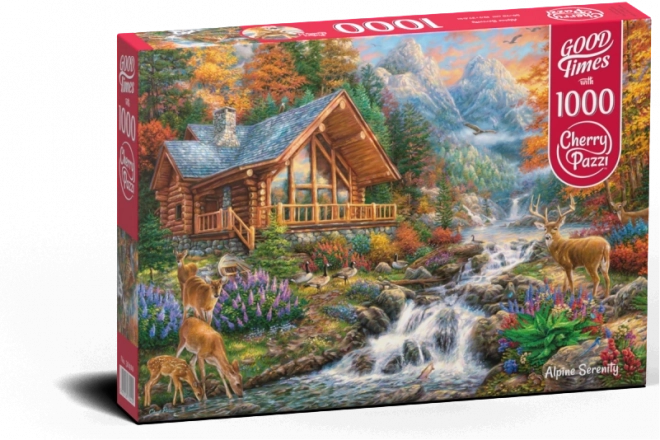 Puzzle klid vysoko v horách 1000 dílků