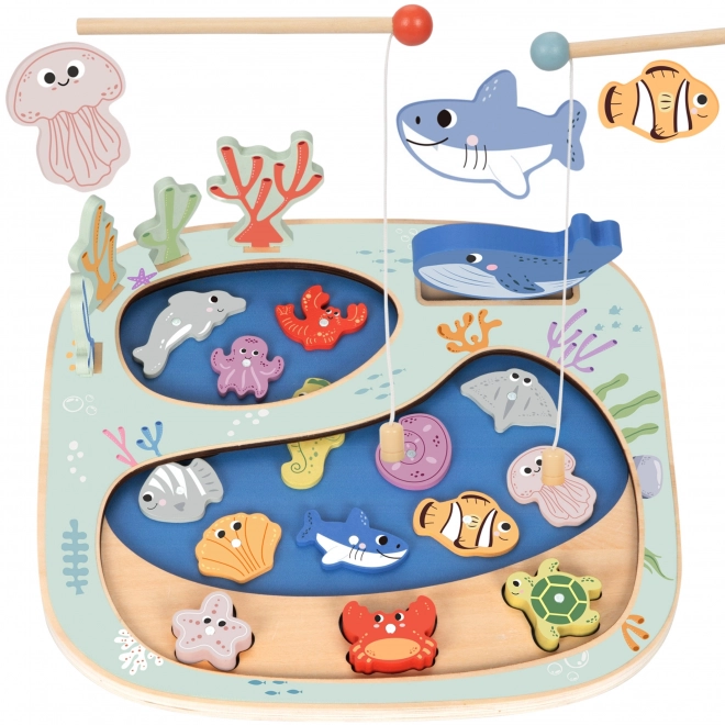 Rybolovná hračka Tooky Toy Montessori