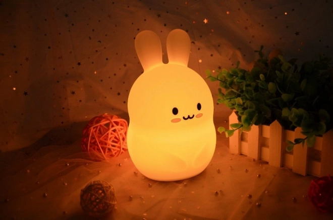 Silikonová noční lampička Sova