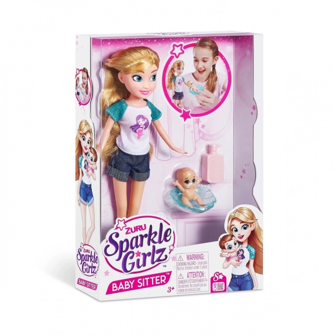 Zuru Sparkle Girlz baby sitter panenka