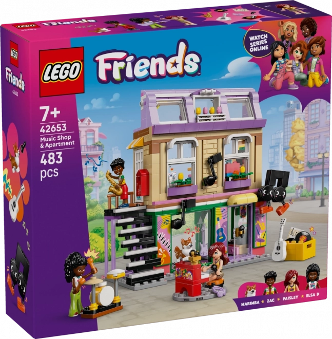 LEGO Friends obchod s hudebninami a byt