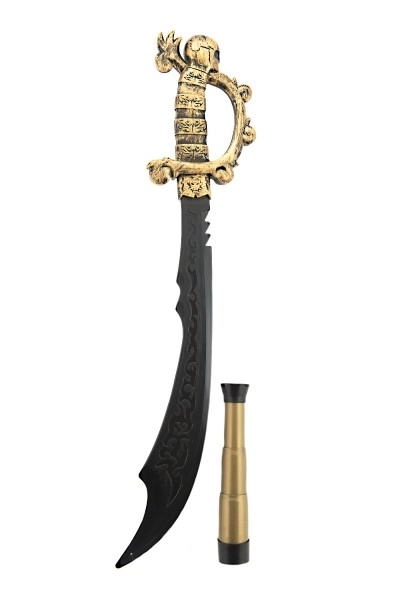 Pirátský meč s doplňky 58cm