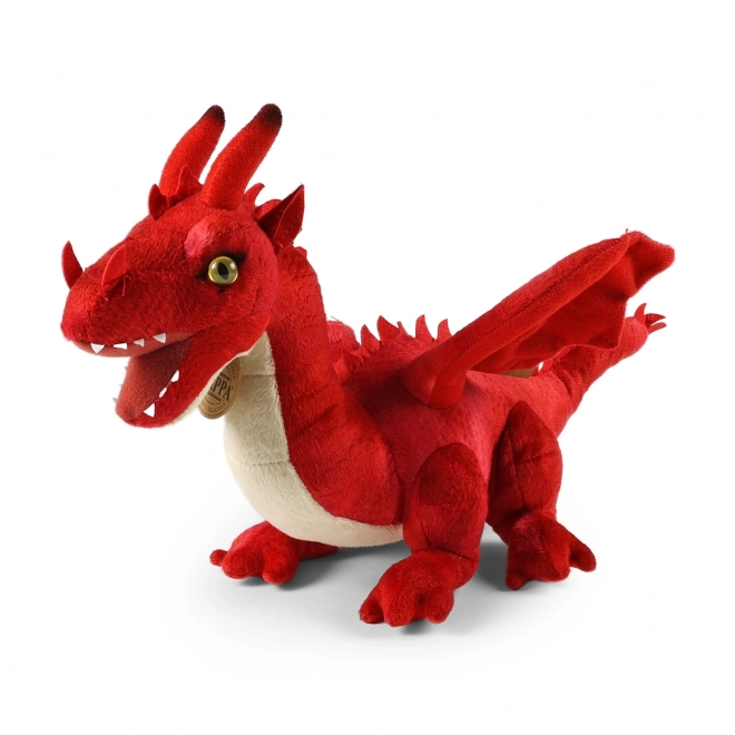 Plyšový drak červený ECO-FRIENDLY 40 cm