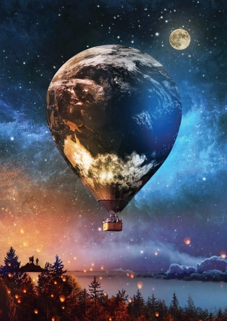 ART PUZZLE Svítící puzzle Cesta na Měsíc 1000 dílků