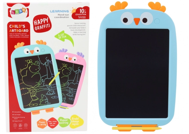 Tablet pro kreslení s motivem Ptáčka, modrý