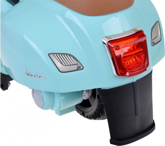 Motorek na akumulátor Vespa pro děti – modrá