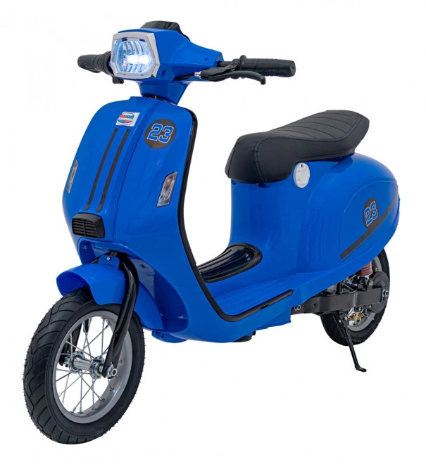 Dětský elektrický skutr Retro 23 modrý