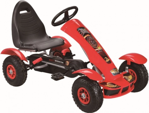 Gokart na pedály červený