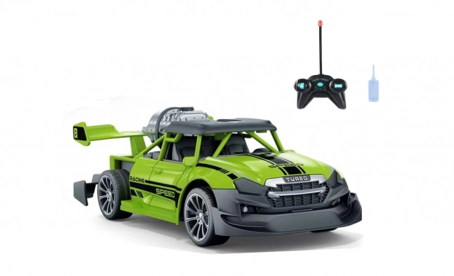 RC auto 1:20 s kouřovým efektem červené