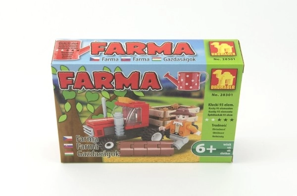 Stavebnice Dromader - farmářské auto 93 dílů