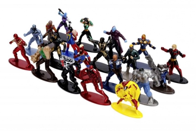 Marvel Kovové sběratelské nanofigurky 20 ks