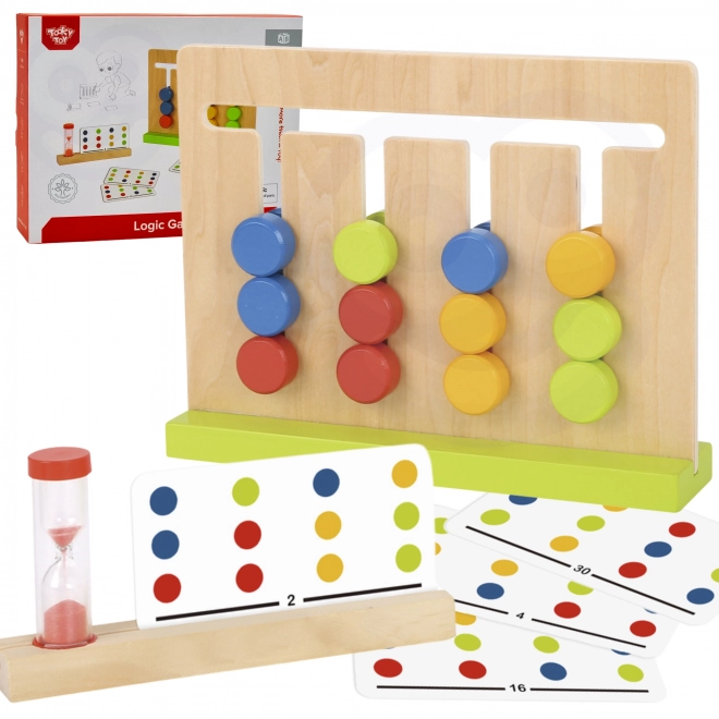 Logická hra barevné skládání TOOKY TOY