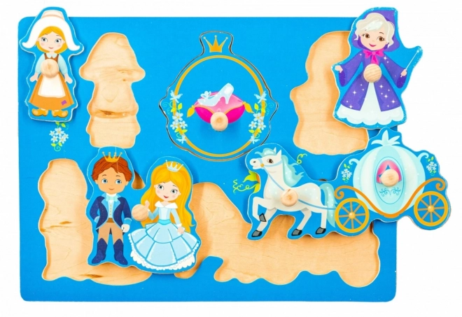 Dřevěné puzzle Popelka