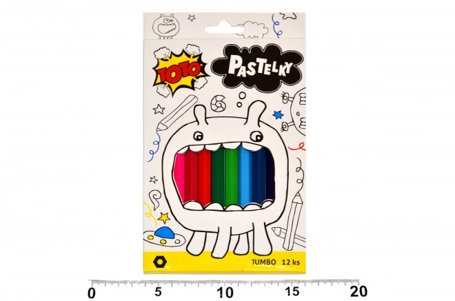Pastelky Jumbo šestihranné 12 ks