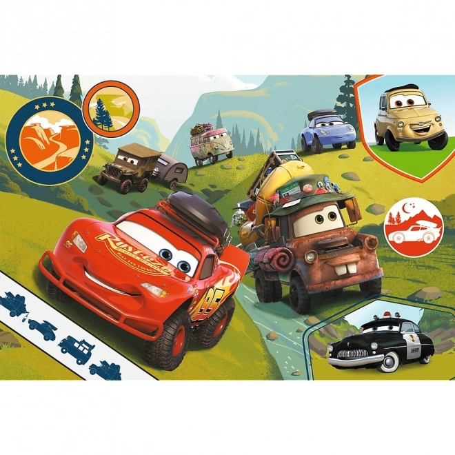 24 Dílků Maxi Puzzle Veselá Auta Disney Cars 3