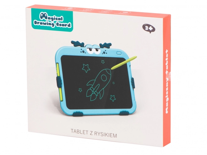 Grafický tablet jelen 10' + stylus pero – Modrý