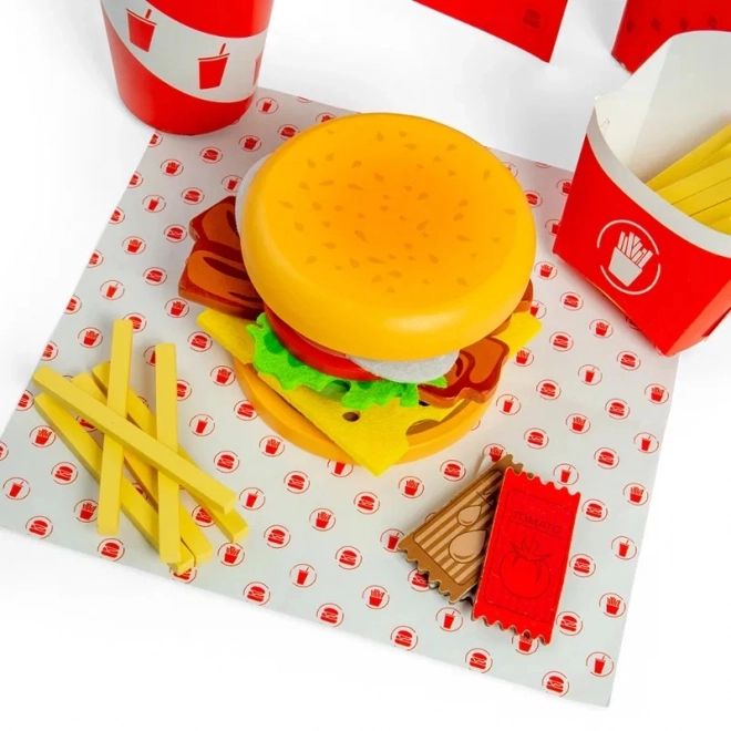 Sada burger a hranolky pro děti