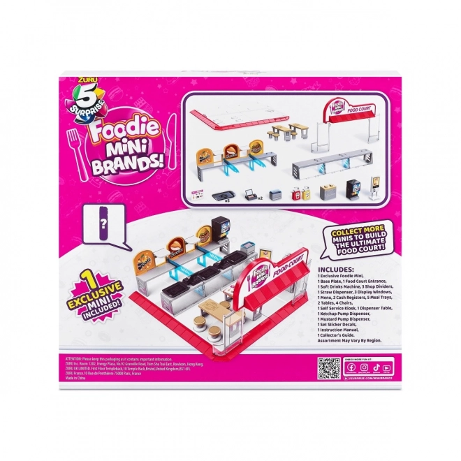 Miniaturní potravinový dvůr Foodie Mini Brands