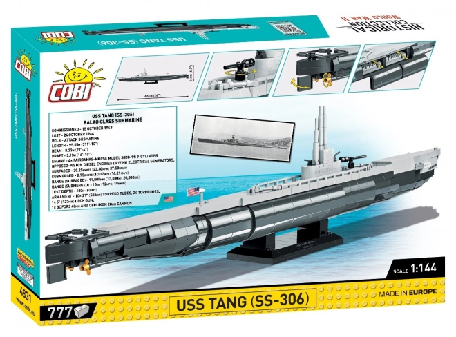 Model lodě USS Tang (SS-306) od COBI