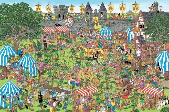 JUMBO puzzle Festival Robina Hooda 1500 dílků