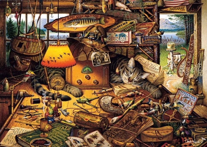 Puzzle Max v Adirondackém pohoří 1000 dílků