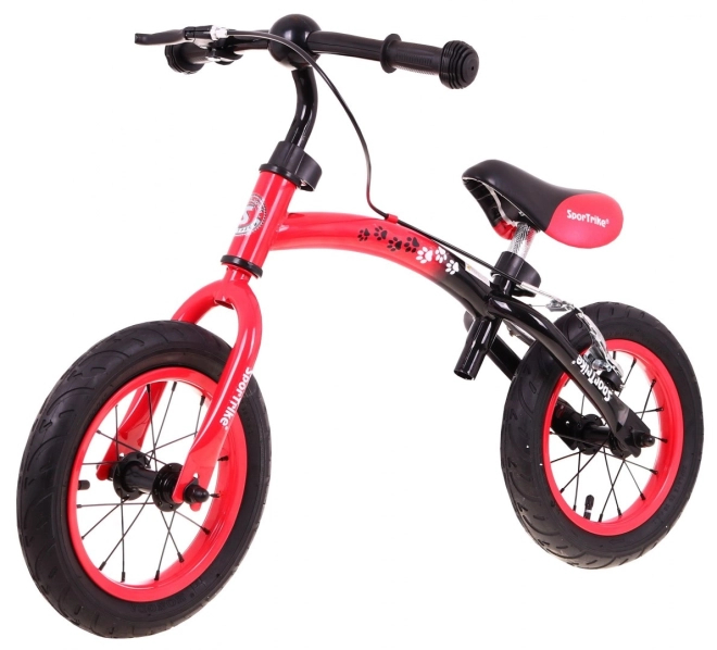 Dětské krosové kolo Boomerang SporTrike + variabilní uspořádání rámu – Červené