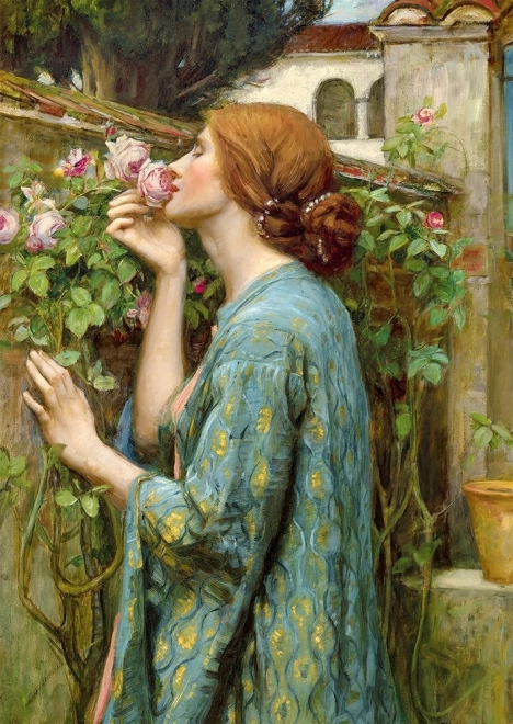 Puzzle John William Waterhouse: Duše růže 1000 dílků
