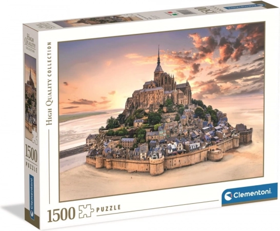 Puzzle 1500 dílků – The Mont Saint-Michel Rising (Clementoni)