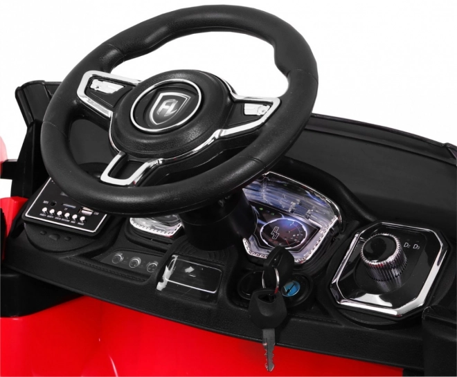 Elektrické autíčko sportovní Rapid Racer červené