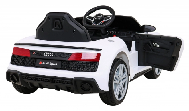 Audi R8 LIFT Bateriové auto + dálkové ovládání + EVA kola + MP3 + LED – Bílé