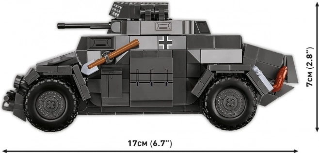 Sestava stavebnice Sd.Kfz. 222